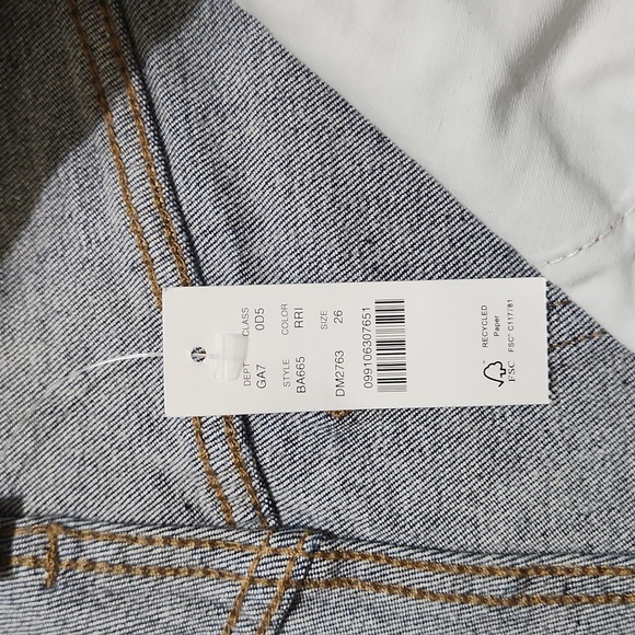 J CREW women classic straight jeans. Size 26 - Picture 5 of 14